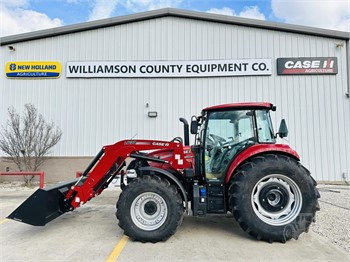 Case IH Farmall 100C cab tractor with loader